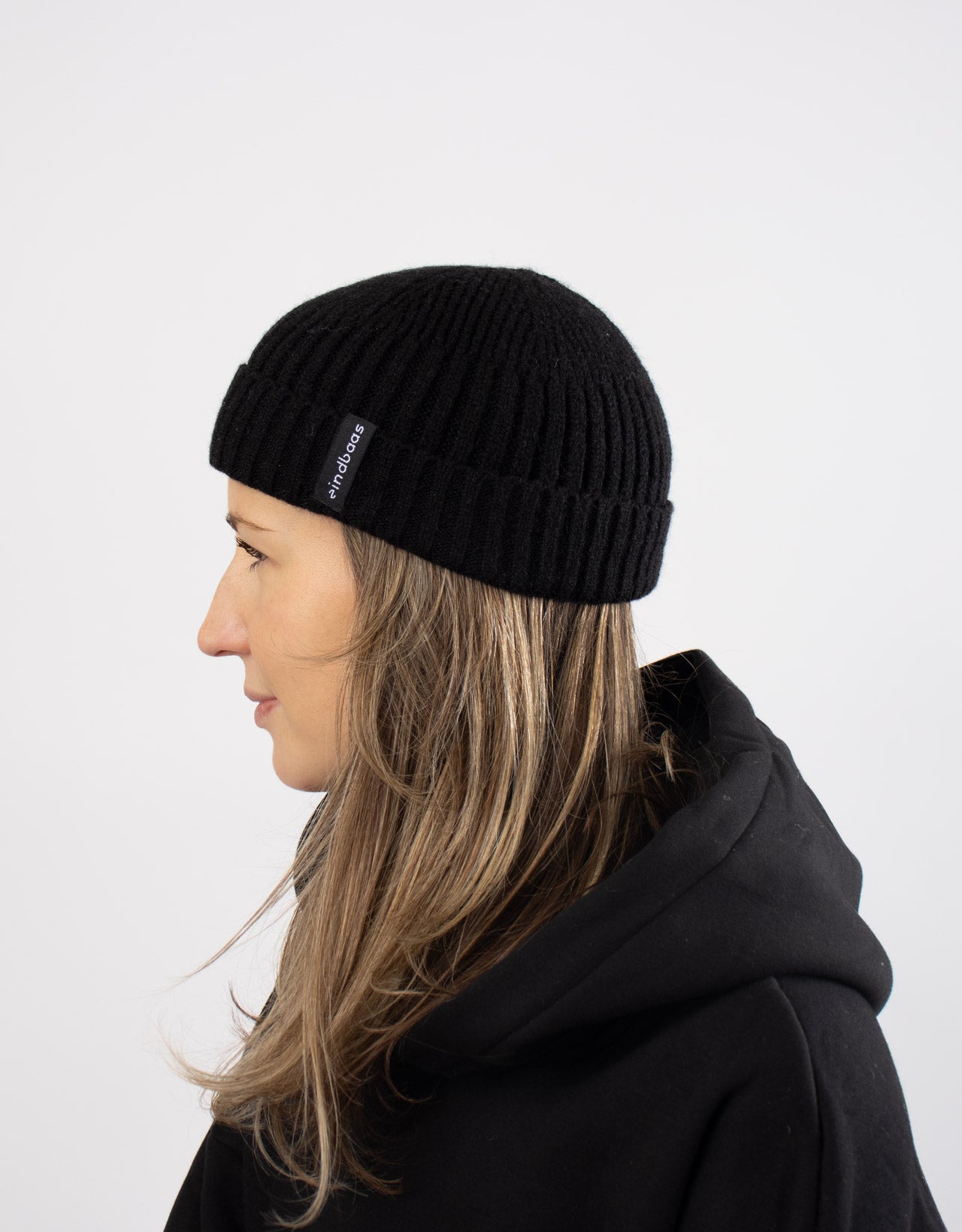 Fisherman Beanie - Black