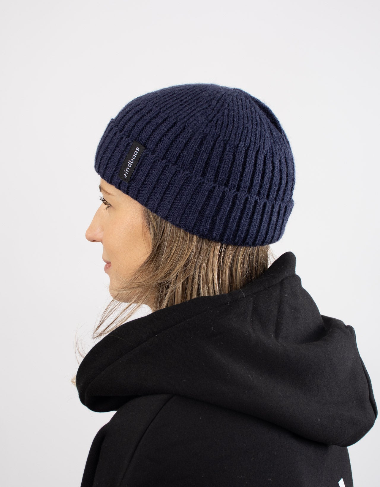 Fisherman Beanie - Dark Blue